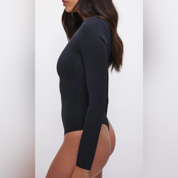 Good American Scuba Crewneck Longsleeve Bodysuit Large - Picture 3 of 7